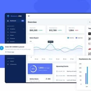 Custom CRM Development interface analytical dashboard tracking preview thumbnail
