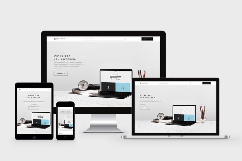 Web Development responsive cross platform layouts representation